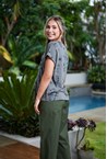 RESORT TOP - blk floral